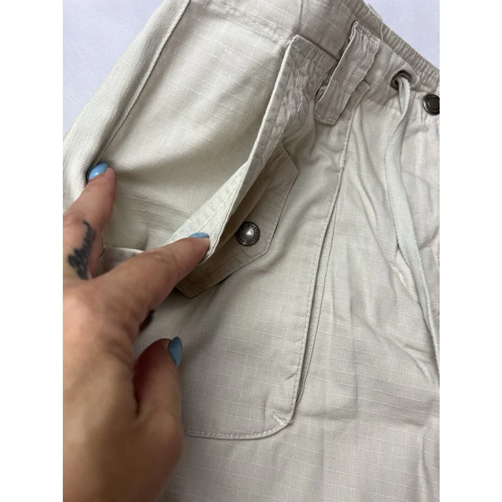 Magellan Sportswear Women’s Cream Cargo A Line Tie Front Skirt size 4 EUC - Picture 4 of 13